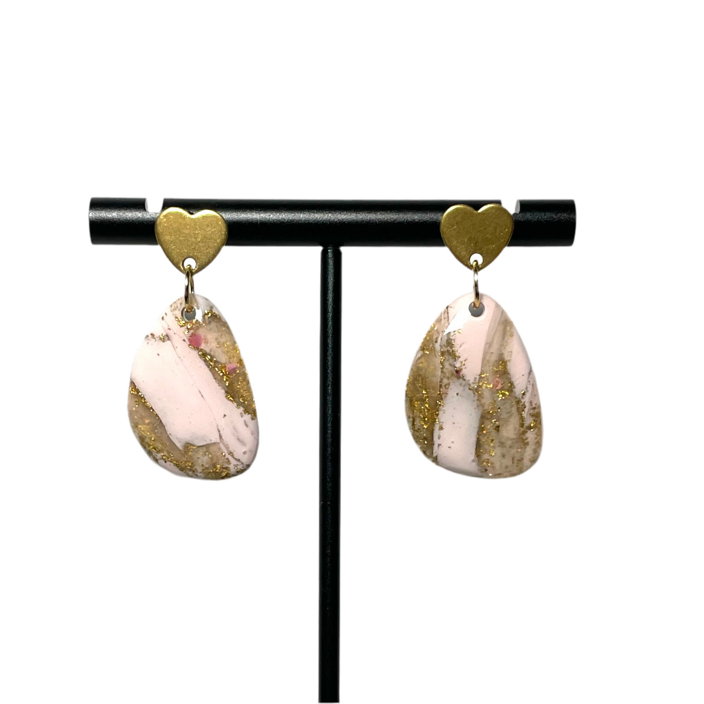 Loving You is Easy - Heart Studs