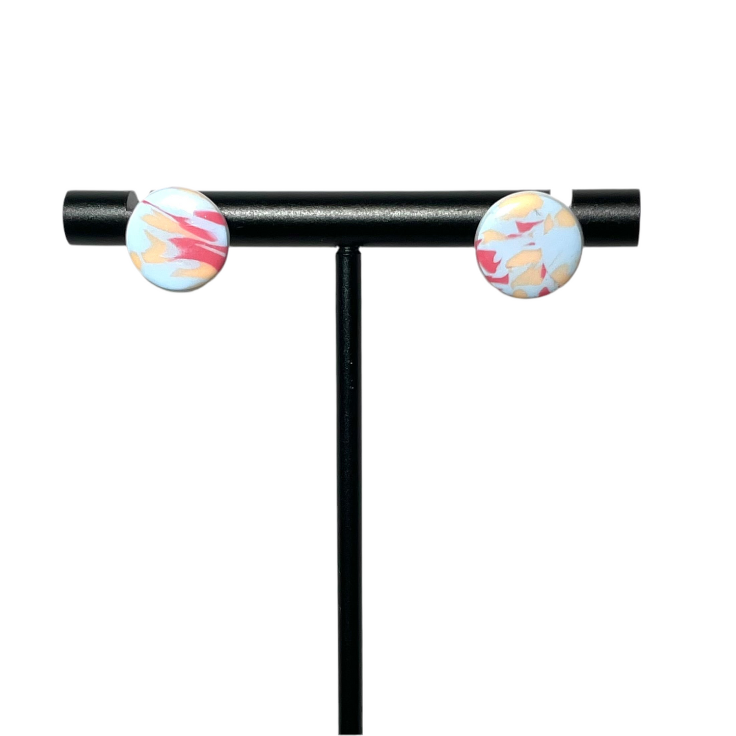 Cotton Candy Confetti Studs