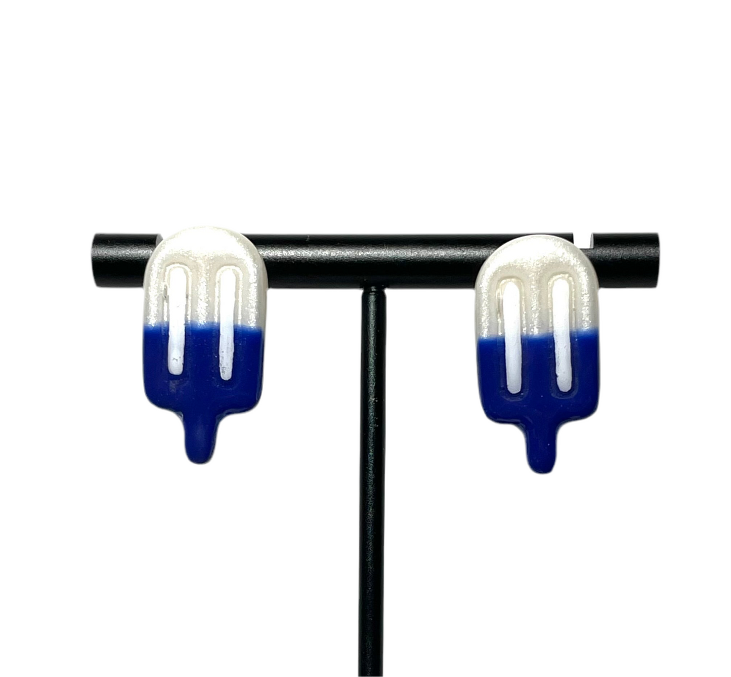 Blue Creamsicle Studs