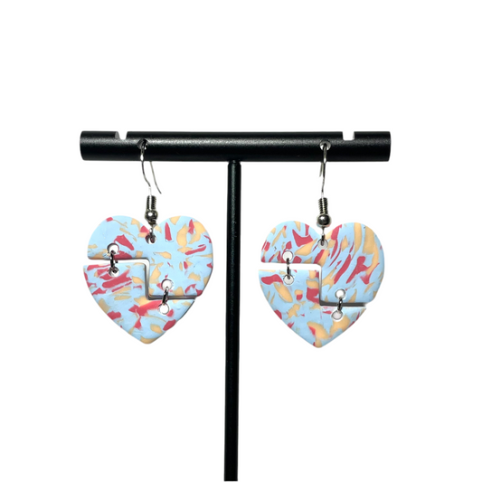 Cotton Candy Confetti Puzzle Pieces