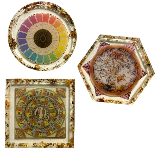 Your charts - Set of 3 Coasters